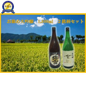 【ふるさと納税】お勧め大吟醸　1,800ml　2銘柄セット