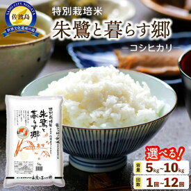 【ふるさと納税】米 コシヒカリ 新潟 5kg 10kg 選べる 定期便 全6回 全12回 佐渡産 朱鷺と暮らす郷 こしひかり 白米 精米 新潟県産 5キロ 10キロ こめ コメ ブランド米 おすすめ お取り寄せ ごはん おにぎり お弁当 新潟県 佐渡市