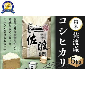 【ふるさと納税】佐渡発酵　佐渡産コシヒカリ精米5kg 【令和7年米】