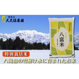 【ふるさと納税】【令和7年産新米】米 コシヒカリ 南魚沼産 5kg 八富米 農薬7割減 特別栽培米 | お米 こめ 白米 コシヒカリ 食品 人気 おすすめ 送料無料 魚沼 南魚沼