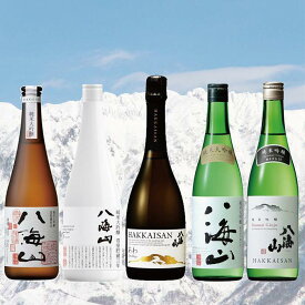 【ふるさと納税】酒 日本酒 飲み比べ 5本 × 720ml ( 八海山 純米系 5種 ) | お酒 さけ 食品 人気 おすすめ 送料無料 ギフト セット