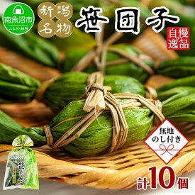 【ふるさと納税】【無地のし】 新潟県 南魚沼市 笹団子 10個 やまと食品 和菓子 お菓子 和スイーツ あんこ 新潟名物 お取り寄せ グルメ お中元 お歳暮 お土産 ギフト やまと食品【2026年（令和8年）1月8日より順次発送予定】 | 菓子 おかし 食品 人気 おすすめ 送料無料