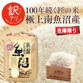 【ふるさと納税】【令和7年産】南魚沼産コシヒカリ　精米10kg　訳あり　 | お米 こめ 白米 食品 人気 おすすめ 送料無料