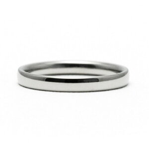 【ふるさと納税】純チタン甲丸リング(幅2.5mm)8号【1642898】