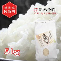 新潟県産コシヒカリ5kg