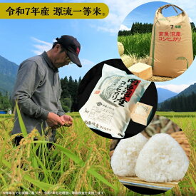 【ふるさと納税】 令和7年産 源流一等米 南魚沼産コシヒカリ 産地直送 中屋ふぁーむ【湯沢産コシヒカリ】