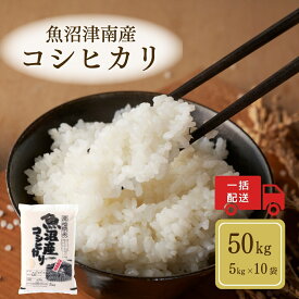 【ふるさと納税】令和7年産魚沼（津南）産コシヒカリ 50kg（5kg×10袋) 新潟県 津南町 有限会社フジミヤ