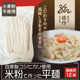【ふるさと納税】米粉麺 平麺 グルテンフリー 128g×12食パック _ 米粉麺 平麺 グルテンフリー 麺類 人気 美味しい セット 【1563082】