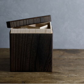 【ふるさと納税】ライスストッカー 焼桐 5kg用　総国産桐使用 天然蜜蝋仕上げ 桐の米びつ【1322164】