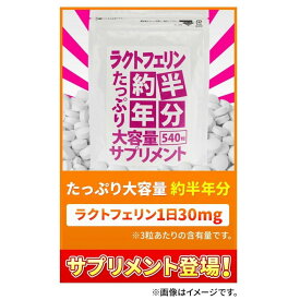 【ふるさと納税】【2個セット】約半年分たっぷり大容量ラクトフェリンサプリメント540粒 | サプリメント 食品 加工食品 人気 おすすめ 送料無料