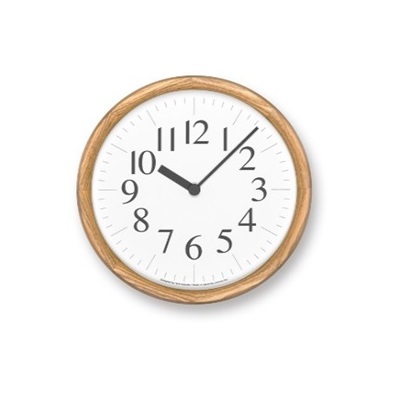 Clock B 大特価放出 ナチュラル YK21-16NT お届け：※申込状況によりお届け迄1～2ヶ月程度かかる場合があります 掛け時計 【限定セール！】 Lemnos