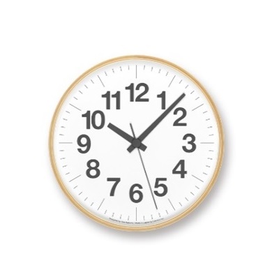 【富山県高岡市】 【ふるさと納税】ナンバーの時計 PLY/（YK21-14）Lemnos 掛け時計 【装飾品・民芸品・工芸品・伝統技術・インテリア】 お届け：※申込状況によりお届け迄1～2ヶ月程度かかる場合があります。