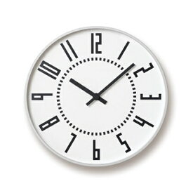 【ふるさと納税】eki clock / ホワイト（TIL16-01 WH）Lemnos レムノス 時計　【工芸品 装飾品 民芸品 伝統技術 インテリア 掛け時計 時計】　お届け：※申込状況によりお届け迄1～2ヶ月程度かかる場合があります。