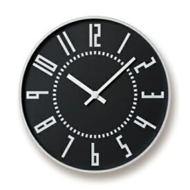 【ふるさと納税】eki clock / ブラック（TIL16-01 BK）Lemnos レムノス 時計　【工芸品 装飾品 民芸品 伝統技術 インテリア 掛け時計 時計】　お届け：※申込状況によりお届け迄1～2ヶ月程度かかる場合があります。