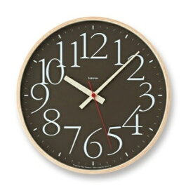 【ふるさと納税】AY clock RC［電波時計］/ ブラウン （AY14-10 BW）Lemnos レムノス 時計　【工芸品 装飾品 民芸品 伝統技術 インテリア 時計 掛け時計】　お届け：※申込状況によりお届け迄1～2ヶ月程度かかる場合があります。