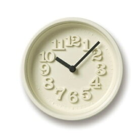 【ふるさと納税】小さな時計 / アイボリー （WR07-15 IV）Lemnos レムノス 時計　【工芸品 装飾品 民芸品 伝統技術 インテリア 時計 掛け時計】　お届け：※申込状況によりお届け迄1～2ヶ月程度かかる場合があります。