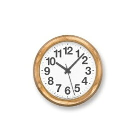 【ふるさと納税】Clock A Small / ナチュラル（YK15-03 NT）Lemnos レムノス 時計　【工芸品 装飾品 民芸品 伝統技術 インテリア 時計 掛け時計】　お届け：※申込状況によりお届け迄1～2ヶ月程度かかる場合があります。