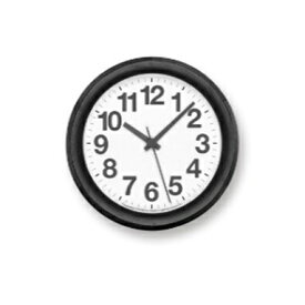 【ふるさと納税】Clock A Small / ブラック（YK15-03 BK）Lemnos レムノス 時計　【工芸品 装飾品 民芸品 伝統技術 インテリア 時計 掛け時計】　お届け：※申込状況によりお届け迄1～2ヶ月程度かかる場合があります。