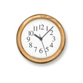 【ふるさと納税】Clock B Small / ナチュラル （YK15-04 NT）Lemnos レムノス 時計　【工芸品 装飾品 民芸品 伝統技術 インテリア 時計 掛け時計】　お届け：※申込状況によりお届け迄1～2ヶ月程度かかる場合があります。
