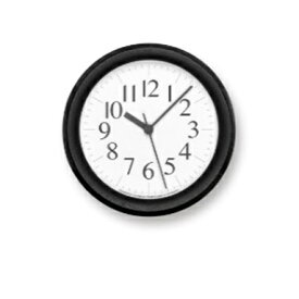 【ふるさと納税】Clock B Small / ブラック （YK15-04 BK）Lemnos レムノス 時計　【工芸品 装飾品 民芸品 伝統技術 インテリア 時計 掛け時計】　お届け：※申込状況によりお届け迄1～2ヶ月程度かかる場合があります。