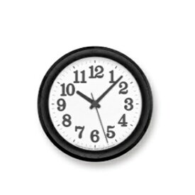 【ふるさと納税】Clock C Small / ブラック （YK15-05 BK）Lemnos レムノス 時計　【工芸品 装飾品 民芸品 伝統技術 インテリア 時計 掛け時計】　お届け：※申込状況によりお届け迄1～2ヶ月程度かかる場合があります。