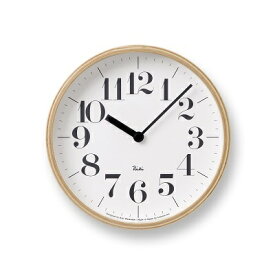 【ふるさと納税】掛け時計 グッドデザイン賞受賞 時計 RIKI CLOCK WR-0401S Lemnos レムノス 壁掛け時計 インテリア　【 富山県高岡市 】　お届け：※申込状況によりお届け迄1～2ヶ月程度かかる場合があります。