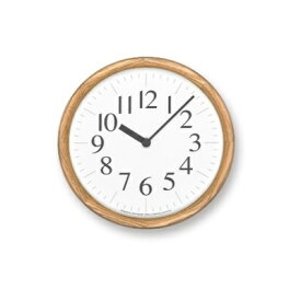 【ふるさと納税】Clock B/ ナチュラル（YK21-16NT）Lemnos 掛け時計　【装飾品 民芸品 工芸品 伝統技術 インテリア】　お届け：※申込状況によりお届け迄1～2ヶ月程度かかる場合があります。