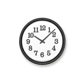 【ふるさと納税】Clock C/ ブラック（YK21-17BK）Lemnos 掛け時計　【装飾品 民芸品 工芸品 伝統技術 インテリア】　お届け：※申込状況によりお届け迄1～2ヶ月程度かかる場合があります。