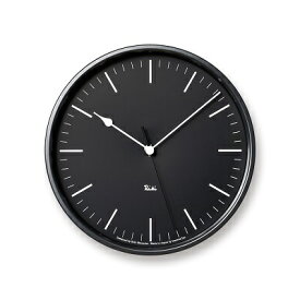 【ふるさと納税】RIKI STEEL CLOCK［電波時計］/ブラック（WR08-24 BK） レムノス Lemnos 時計　【装飾品 民芸品 工芸品 伝統技術 インテリア】　お届け：※申込状況によりお届け迄1～2ヶ月程度かかる場合があります。