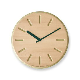 【ふるさと納税】Paper-Wood CLOCK line/グリーン（DRL19-06 GN） レムノス Lemnos 時計　【装飾品 民芸品 工芸品 伝統技術 インテリア】　お届け：※申込状況によりお届け迄1～2ヶ月程度かかる場合があります。