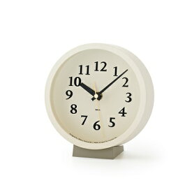 【ふるさと納税】m clock［電波時計］/ アイボリー （MK14-04 IV） レムノス Lemnos 時計　【装飾品 民芸品 工芸品 伝統技術 インテリア】　お届け：※申込状況によりお届け迄1～2ヶ月程度かかる場合があります。