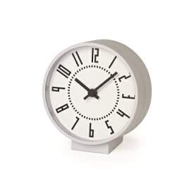 【ふるさと納税】eki clock s / ホワイト（TIL19-08 WH） レムノス Lemnos 時計　【装飾品 民芸品 工芸品 伝統技術 インテリア】　お届け：※申込状況によりお届け迄1～2ヶ月程度かかる場合があります。