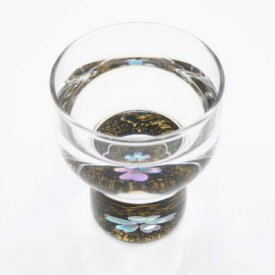 【ふるさと納税】【高岡漆器】杯 金桜（貝入）黒 民芸品 工芸品 伝統技術