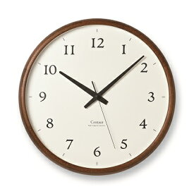 【ふるさと納税】Centaur Clock/ブラウン（PC21-05 BW）Lemnos レムノス 時計　【民芸品 工芸品 伝統技術 インテリア】