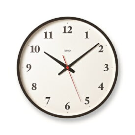 【ふるさと納税】Plywood clock［電波時計] / LC21-06W BW レムノス Lemnos 時計　【工芸品 装飾品 LC21-06W BW 電波時計 時計 インテリア】