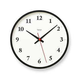 【ふるさと納税】Plywood clock［電波時計］/ ブラウン（LC22-02W BW）　【装飾品 工芸品 時計 時間 インテリア レムノス オブジェ 壁掛け時計 電波時計 リニューアル シナ材 シンプル 】