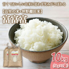 【ふるさと納税】山の湧き水 寒暖差 山里 山里の米・坪野米 R7年産 富富富 10kg（5kg×2） ｜ふふふ 新米 こめ コメ お米 おこめ 白米 精米 香り うまみ あまみ 自慢 高品質 富山 魚津　※北海道・沖縄・離島への配送不可　※2025年9月下旬～2025年10月中旬頃に順次発送予定