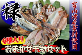 【ふるさと納税】富山湾産おまかせ干物セット「禄」｜富山 干物セット 干物 詰め合わせ 冷凍 新鮮 海鮮 グルメ お取り寄せ 魚 魚貝類 魚介類 海鮮 詰合せ 朝食 おかず セット 国産 北陸 富山県 富山湾 魚津市 送料無料