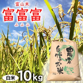 【ふるさと納税】【令和7年度米】【先行予約】農家直送「 富富富 」10kg（白米）｜富山米 ふふふ　※北海道・沖縄・離島への配送不可　※2025年9月下旬頃より順次発送予定