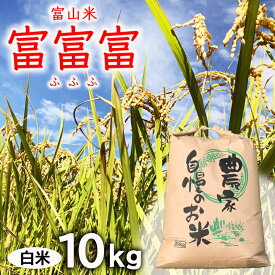 【ふるさと納税】【新米予約】農家直送「 富富富 」10kg（白米）｜富山米 ふふふ　※北海道・沖縄・離島への配送不可　※2024年9月下旬頃より順次発送予定