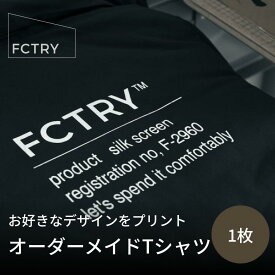 【ふるさと納税】お好きなデザインをTシャツに！オーダーメイドTシャツ FCTRY 富山県 氷見市 カスタム オーダーメイド Tシャツ