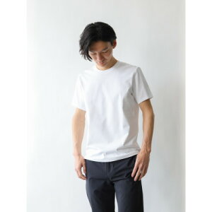 【ふるさと納税】ホワイト Mサイズ メンズ 10Years 26ゲージ スムースコットン クルーネックTシャツ【1584322】