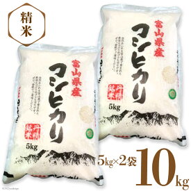 【ふるさと納税】 米 令和7年産 コシヒカリ 精米 10kg ( 5kg × 2袋 ) [サンライス青木 富山県 朝日町 34310558] お米 おこめ こめ kome コシヒカリ 精米 定期便 定期 10キロ 令和7年 ごはん