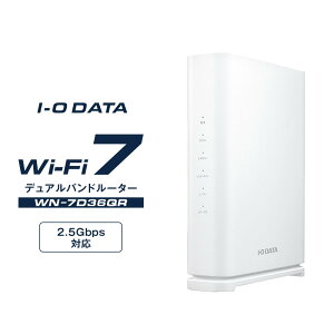 yӂ邳Ɣ[Łzyr[Ly[{zI-O DATA yWN-7D36QRz2.5GbpsΉWi-Fi 7fAoh[^[ | p\R @ pi lC  