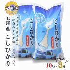 【ふるさと納税】【能登半島地震復興支援】【定期便】こしひかり10kg（5kg×2袋）×3回　石川県　七尾産｜農業世界遺産認定！「能登の里山里海」で育ったお米 お届け：毎月10kgx3ヶ月 石川県 七尾市