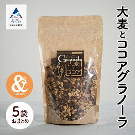 【ふるさと納税】 大麦とココアグラノーラ 5袋おまとめ セット グルメ お取り寄せ お中元 お歳暮 ギフト 小松市 石川県 009054【あんずの木】