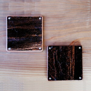 yӂ邳Ɣ[Łz Pair Coaster / u LEATHERS by Kei Arabuna v  fUC v  pi H|i ` H|  Ε Mtg s ΐ쌧 019005yKEI ARABUNA ART STUDIOz