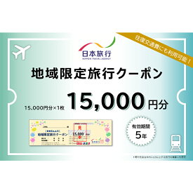【ふるさと納税】【加賀市】日本旅行 地域限定旅行クーポン（15,000円分） F6P-1018