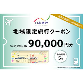 【ふるさと納税】【加賀市】日本旅行 地域限定旅行クーポン（90,000円分） F6P-1021