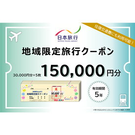 【ふるさと納税】日本旅行 地域限定 旅行クーポン 150,000円分 旅行 クーポン 利用券 チケット 宿泊 宿 旅館 ホテル レジャー 体験 交通 観光 トラベル 加賀市 能登半島地震復興支援 F6P-1022